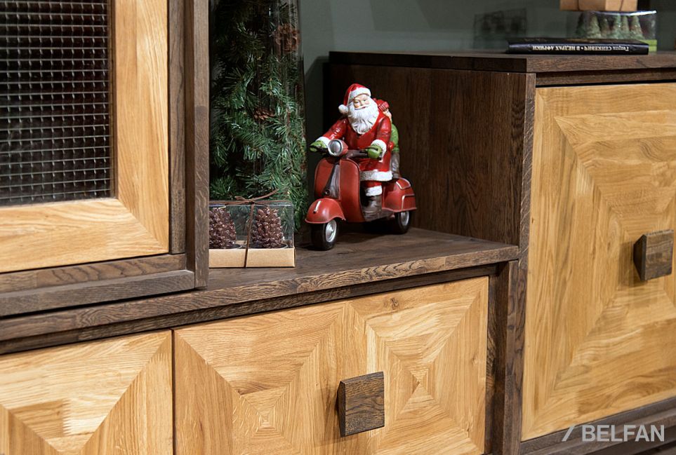 Модуль настенный "Cube Design" 1 массив и шпон дуба 4