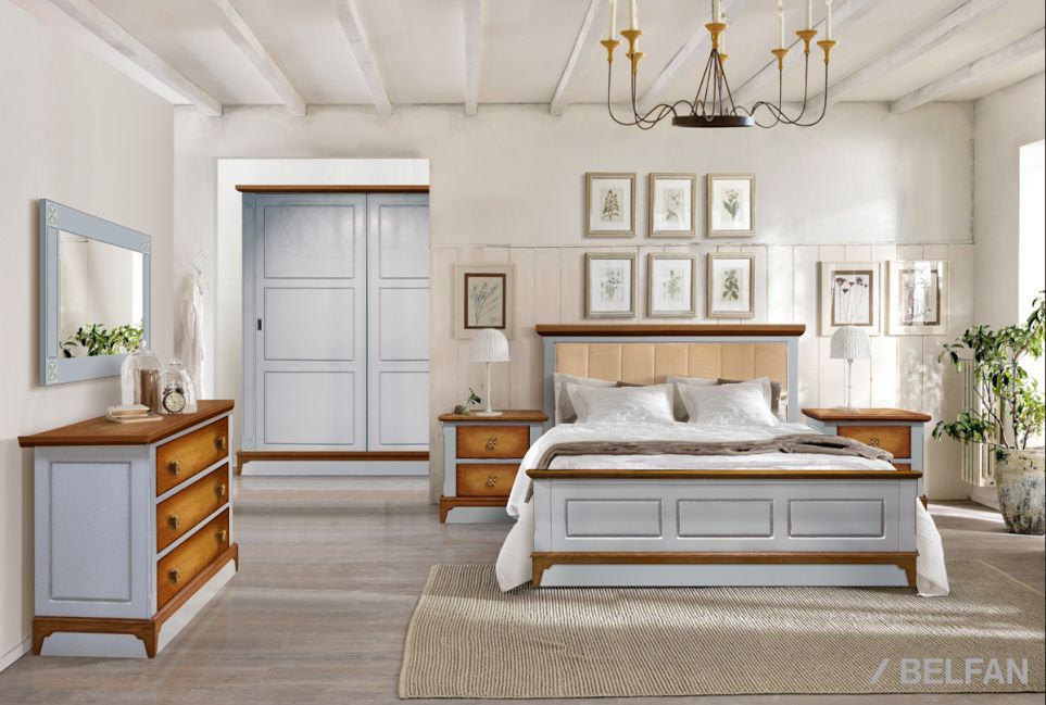 Кровать "Brianson" массив и шпон дуба, МДФ 5