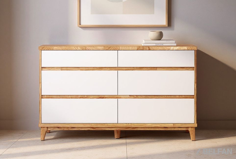 Комод "Уоллстрит" 6 массив дуба, МДФ 1