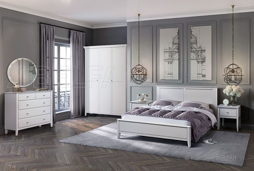 Комод "Адель" массив ольхи, МДФ 3