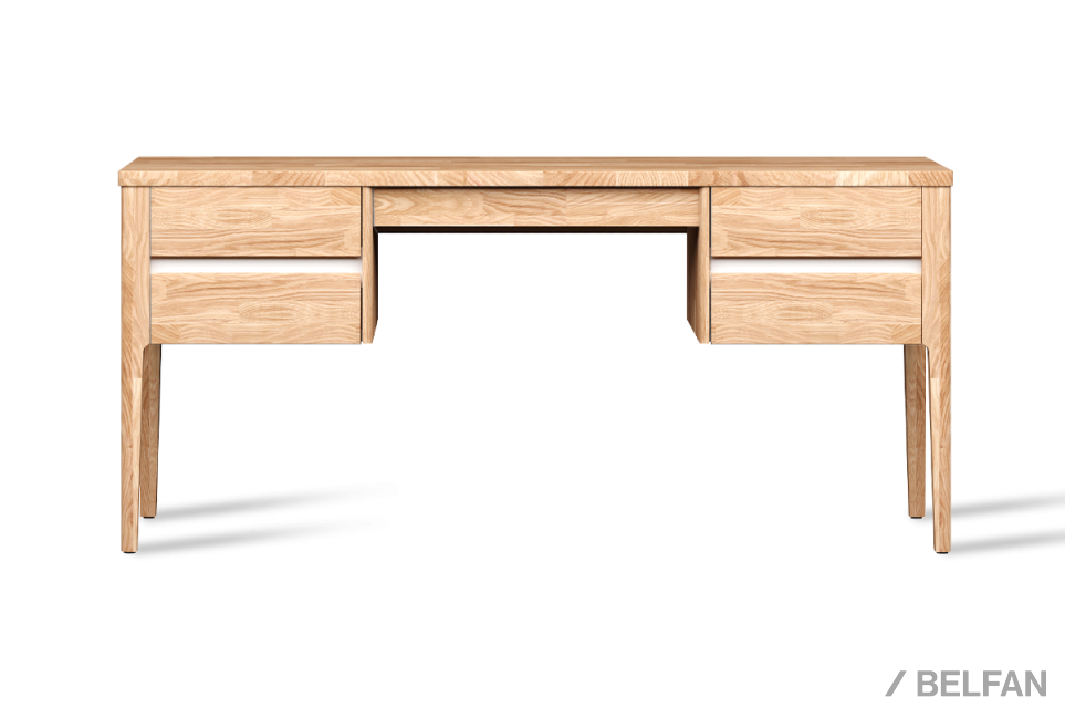 Стол письменный "Wallstreet" (2 тумбы) массив дуба, МДФ 1