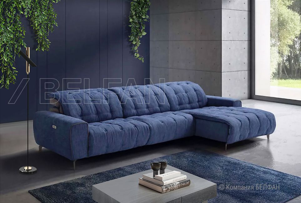 "Грей" диван с оттоманкой 2