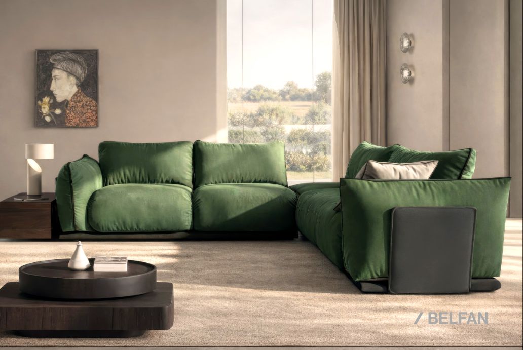 «ФЕРРЕ» диван трёхместный с пуфом #5