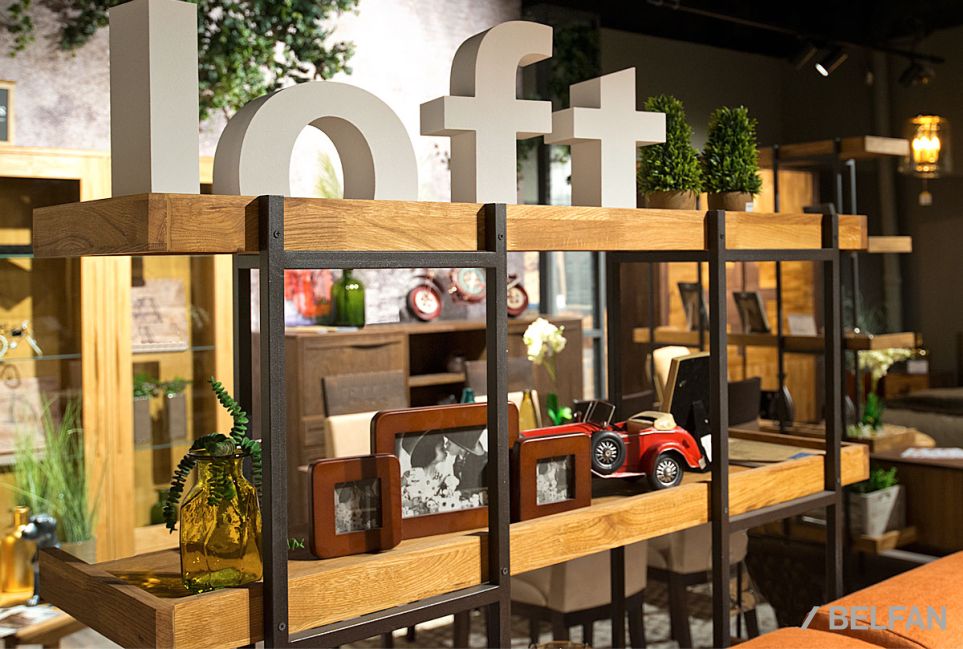 Стеллаж открытый "Cube Design" 4 массив дуба 6