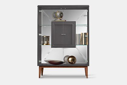 Тумба высокая "Сакраменто" (стекло)