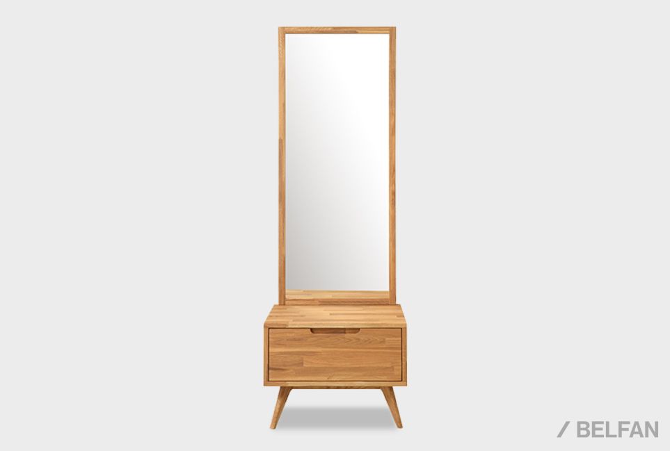 Тумба с зеркалом "Ирвинг" массив дуба 1