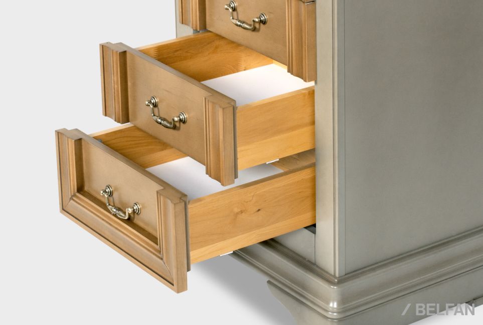 Комод "Оливия" высокий массив и шпон ольхи 4