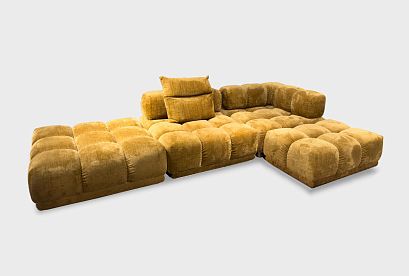 "Kioto" диван с оттоманкой; нераскл.; 18+10+90+16; Ideal Hardal (гр.2/Турция)