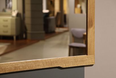 Зеркало "Elva"; *ВМФ-1580; бейц-масло