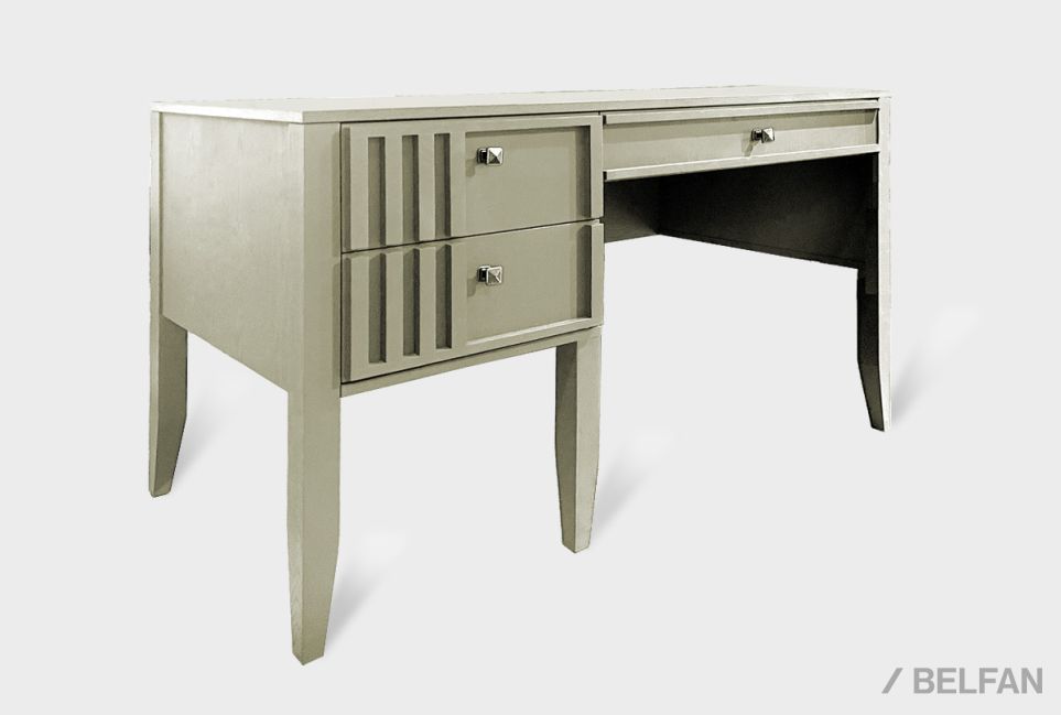 Стол письменный "Чикаго" (1 тумба) массив и шпон дуба 1