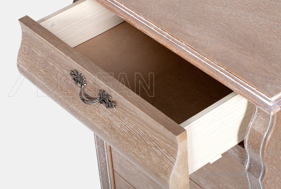 Комод высокий "Оскар" 01 массив и шпон дуба 3