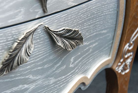 Тумба прикроватная "Трио" массив и шпон дуба 11