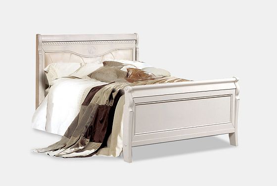 Кровать "Лика" (высокое изножье) массив и шпон дуба 8