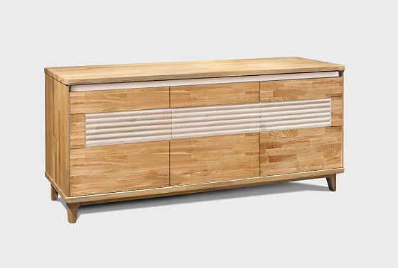 Тумба "Уоллстрит" 3 массив дуба, МДФ 4