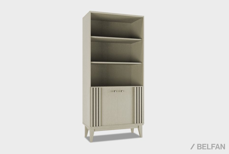 Стеллаж для книг "Chicago" массив и шпон дуба 1