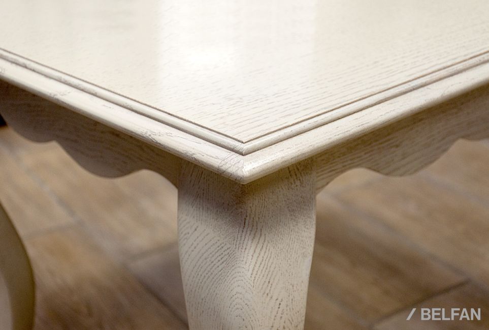 Стол журнальный "Тэфи" прямоугольный массив и шпон дуба 2