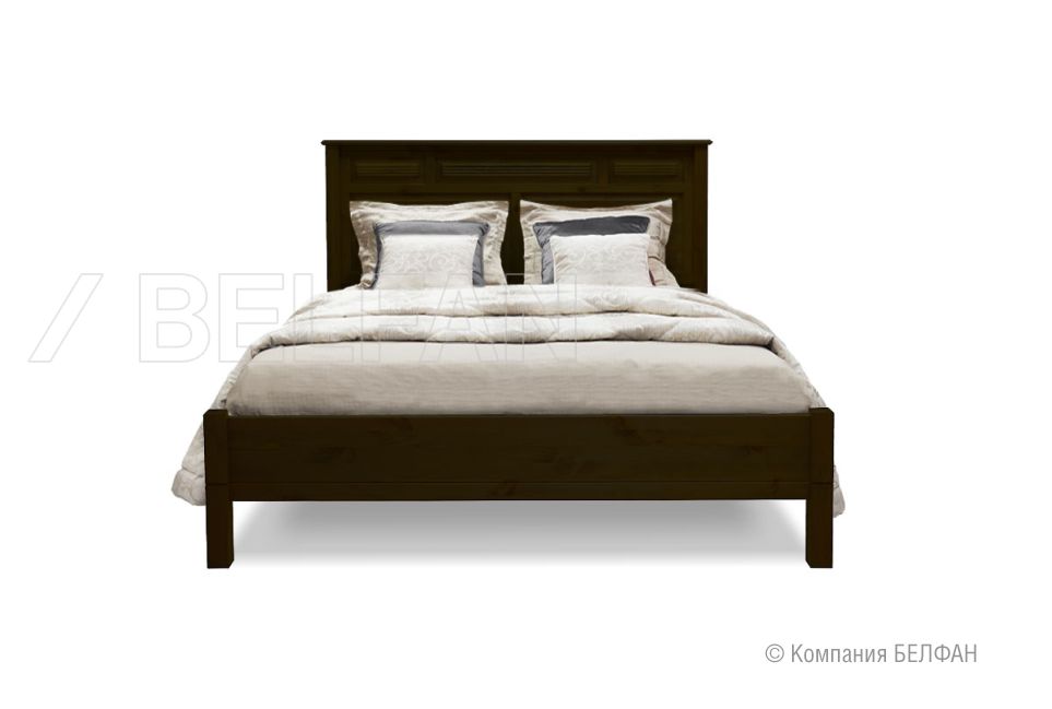 Кровать "Рауна" 160Б массив сосны 1