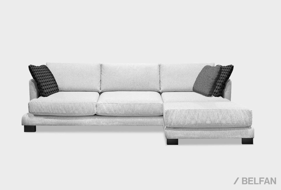 "Леформ" диван 3-х местный с пуфом 1