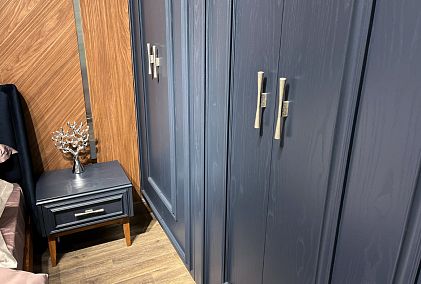 Шкаф 4-х дверный "Сакраменто" (с декором)