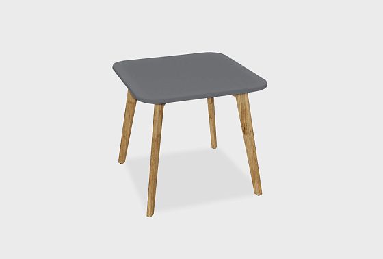 Стол журнальный "Wallstreet" квадратный 261 массив дуба, МДФ 2