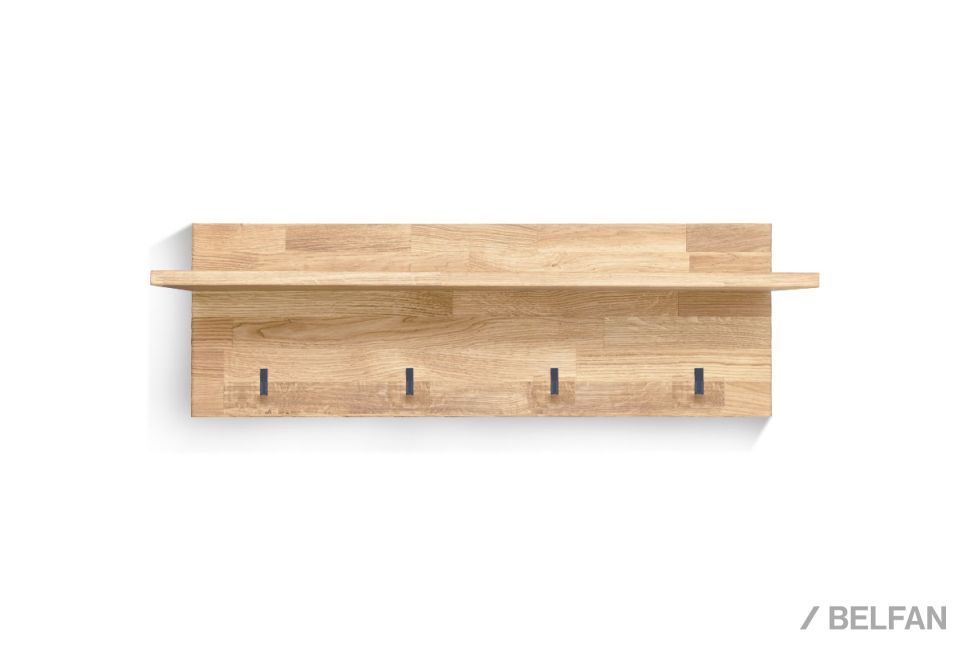 Вешалка настенная "Арт" массив дуба 6