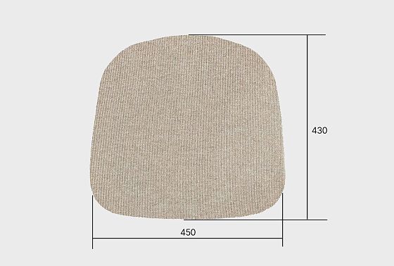 Подушка к стулу "Лугано" без подлокотников  6