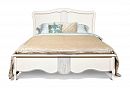 Кровать "Katrin" (низкое изножье); без основания, без матраса; *ММ-267-02/14Б; (1400х2000); альба с серебряной патиной