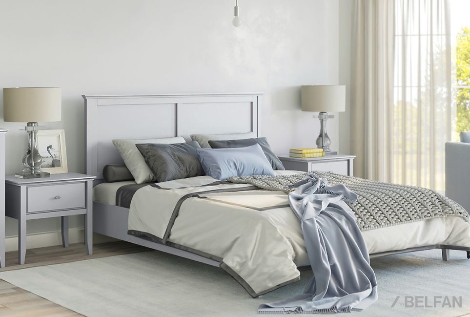 Кровать "Адель" массив ольхи, МДФ 2