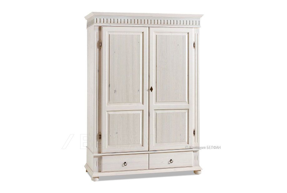 Шкаф "Хельсинки-2-GT-М"; белый воск+антик