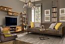 Стеллаж "Irving Design"; графит, бейц-масло