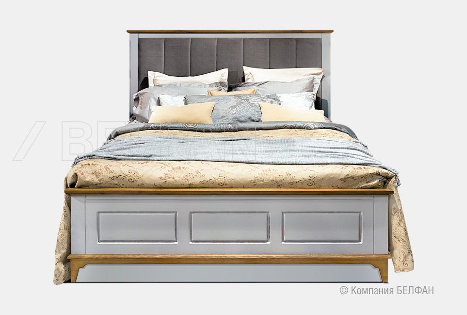 Кровать "Brianson" массив и шпон дуба, МДФ 2