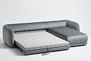 "Kassel" диван с оттоманкой; раскл.; 2ML6MR; Выкатной Roll-out (1350*2000); правый; Tiffany 38+Tiffany 03 (гр.Т6/МТХ)