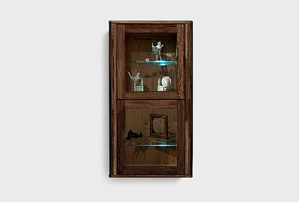 Шкаф навесной 1-но секц. вертикальный "Норд" (левый)