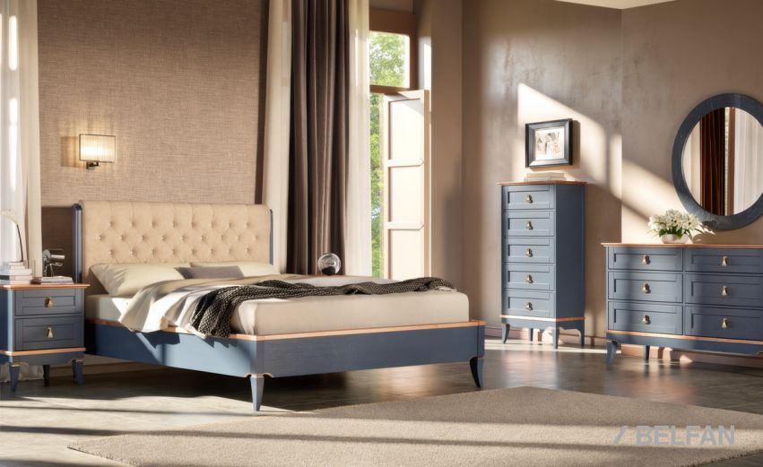 Спальня «Стюарт» #6. Цвет: марено, натуральный дуб Спальня «Стюарт» #6