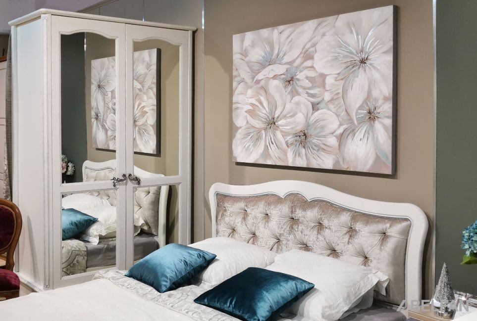 Кровать "Katrin" (мягкое изголовье) массив дуба 3