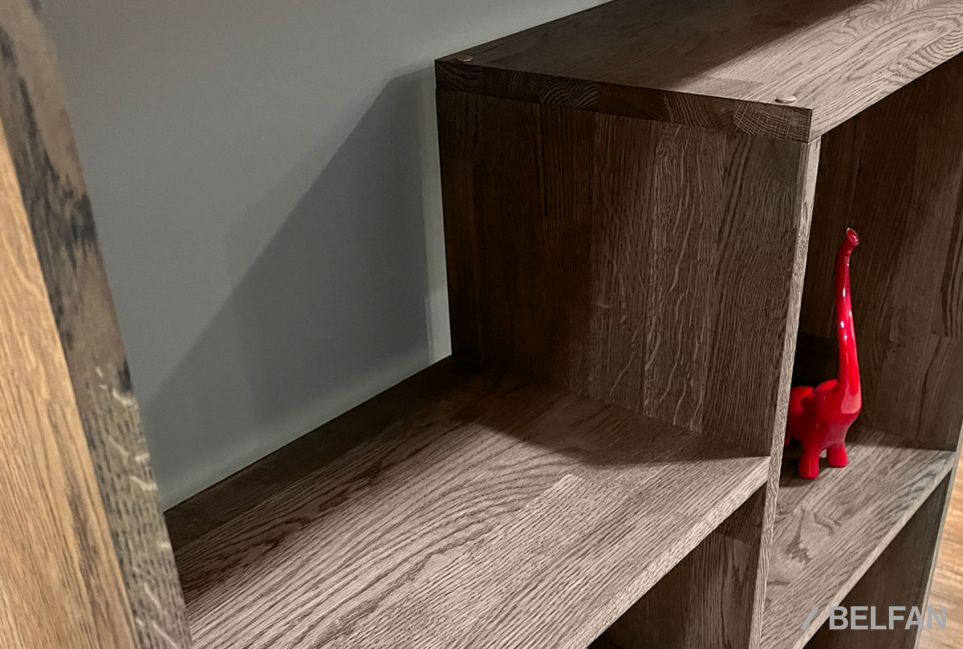 Стеллаж "Art Collection" (фигурный) массив дуба 2