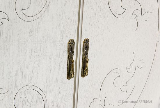 Тумба "Соната" высокая (декор) массив и шпон дуба 7