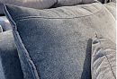 "Соренто" диван с оттоманкой; раскл.; "Тик-так" (1480х2310); левый; металл черный; Tiana Storm+Matador Gray+Tiana Taupe (гр.02/ЛЗ)