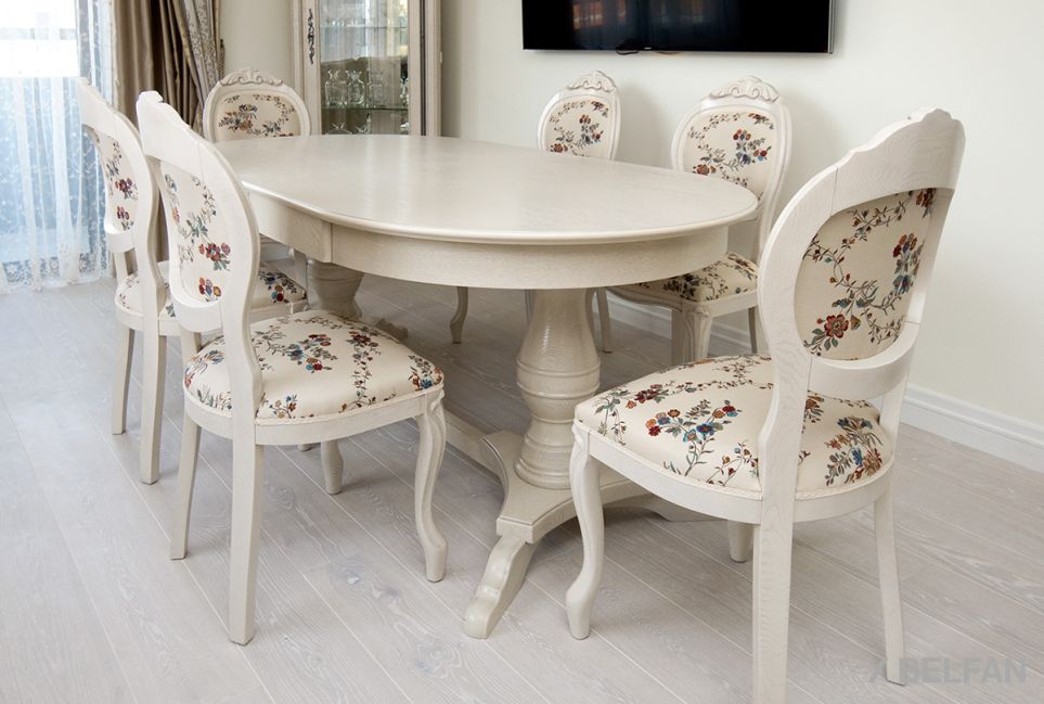 Стол обеденный "Полонез" 41 массив и шпон дуба 3