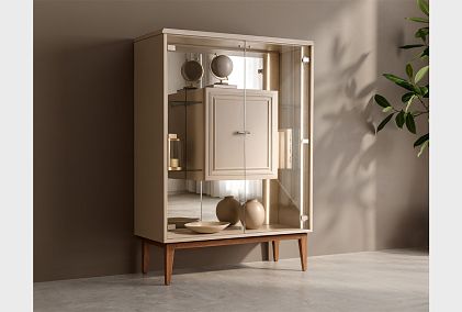 Тумба высокая "Сакраменто" (стекло)