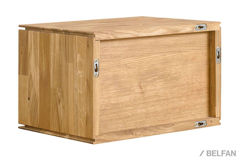 Полка навесная "Гринвуд" 40 массив дуба 8