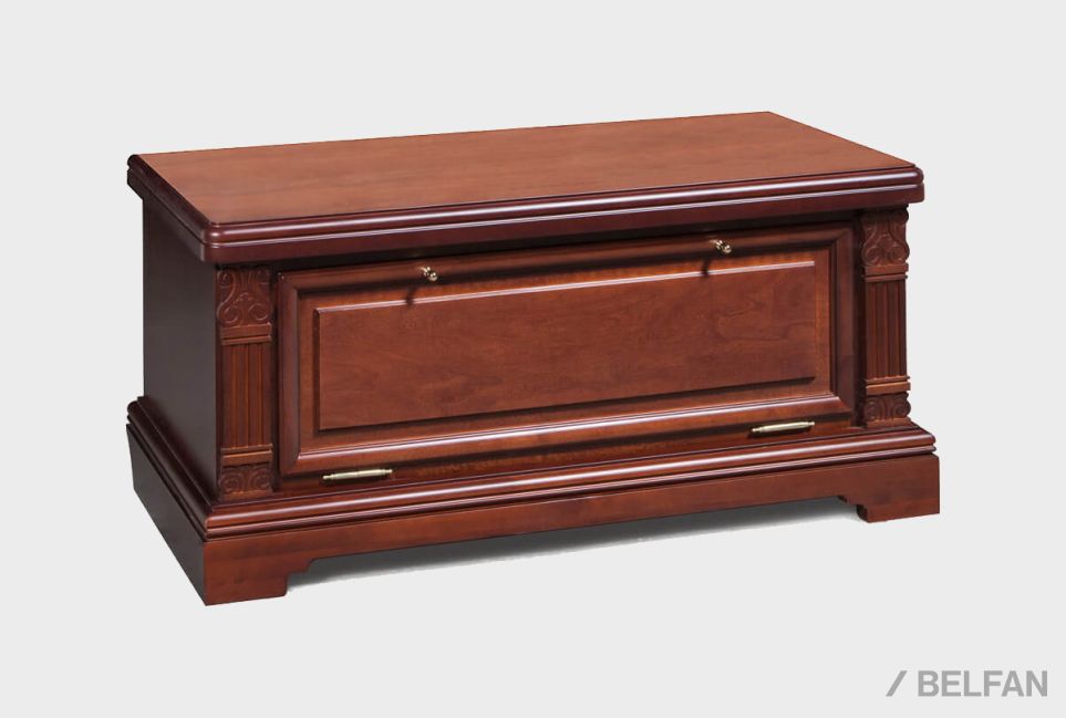 Тумба для обуви "Престиж" массив и шпон берёзы 1