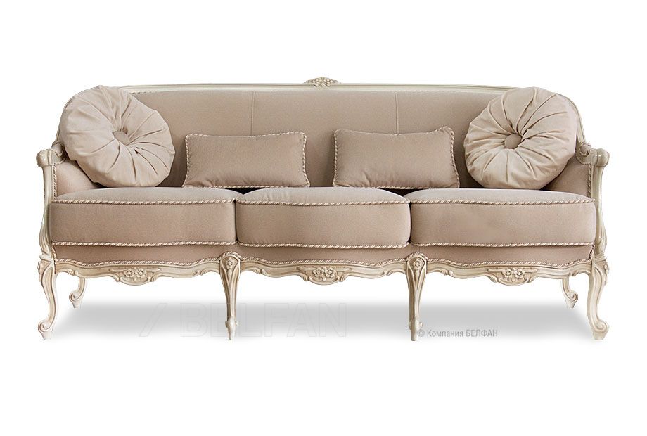 "Луиджи" диван 3-х местный; нераскл.; 32; каркас цвет; начальная группа ткани