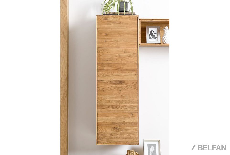 Шкаф навесной "Гринвуд" (правый) массив дуба 13