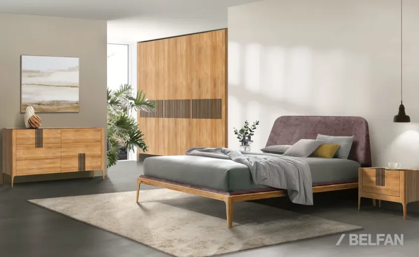 Спальня «Bergamo» # 3. Цвет: дуб натуральный Спальня «Bergamo» # 3