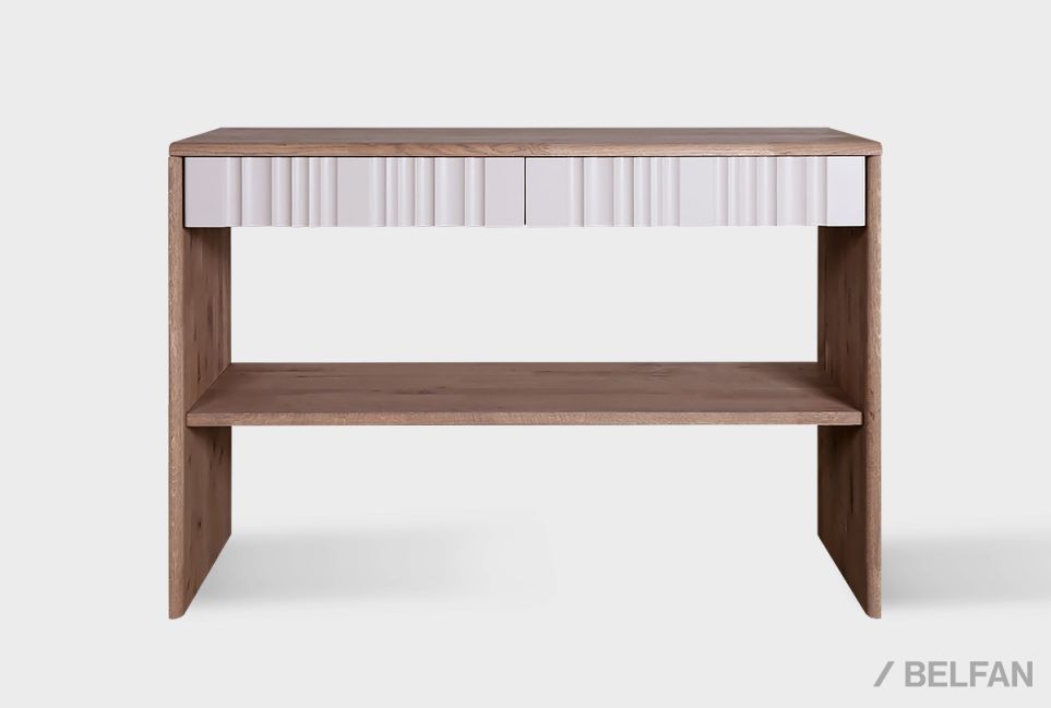 Стол-консоль "Меридиан" массив дуба, МДФ 1