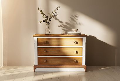 Комод "Brianson"; *А-020.5314; жемчуг+дуб