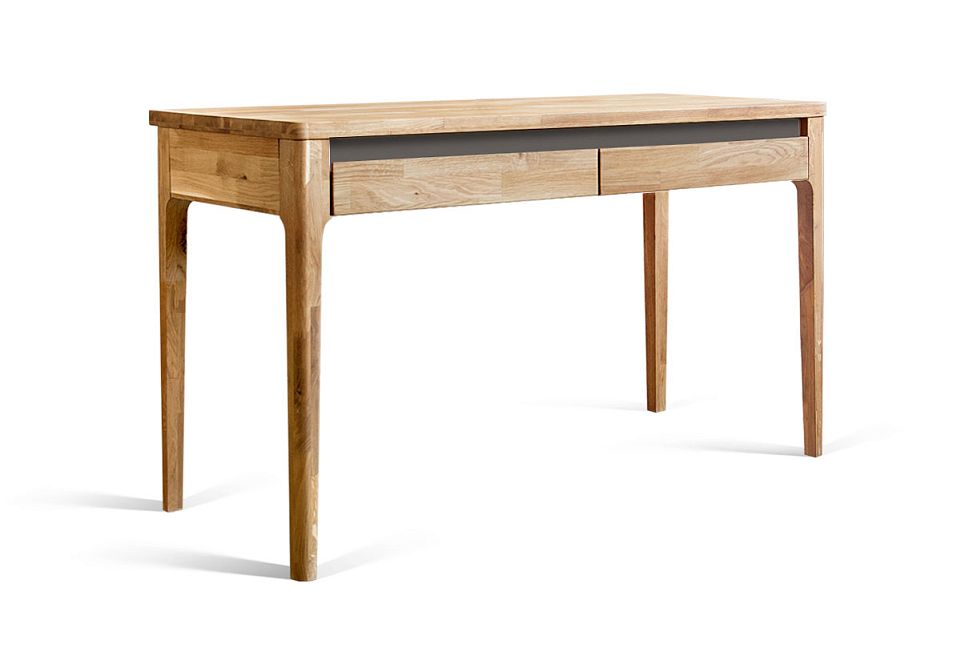 Стол туалетный "Wallstreet"; к-бейц-масло, ф-бейц-масло, вст-белый