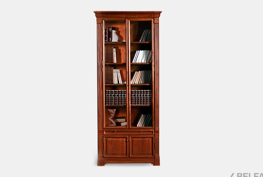 Шкаф комбинированный "Престиж" 33 массив и шпон берёзы 1