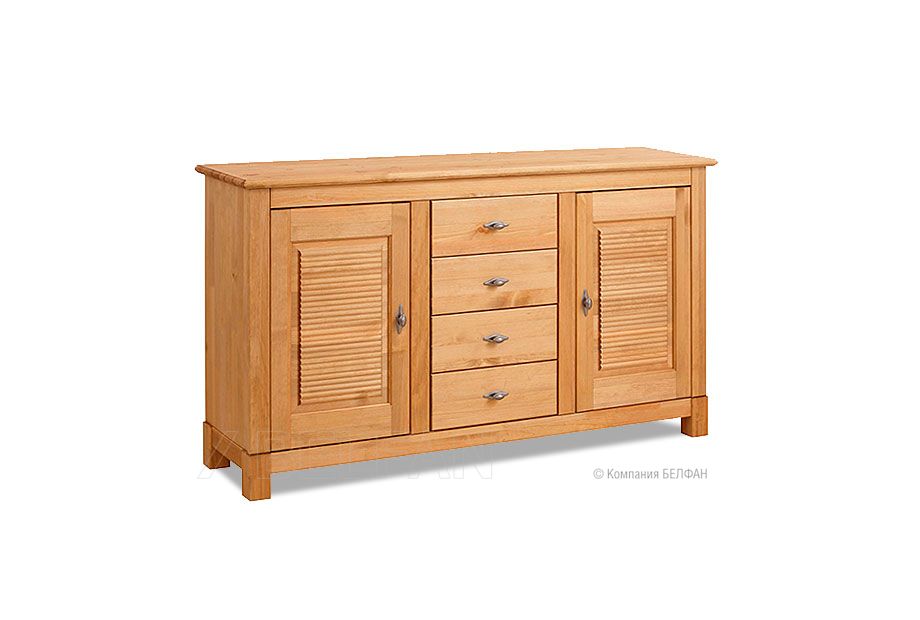 Комод "Рауна" 24; белый воск